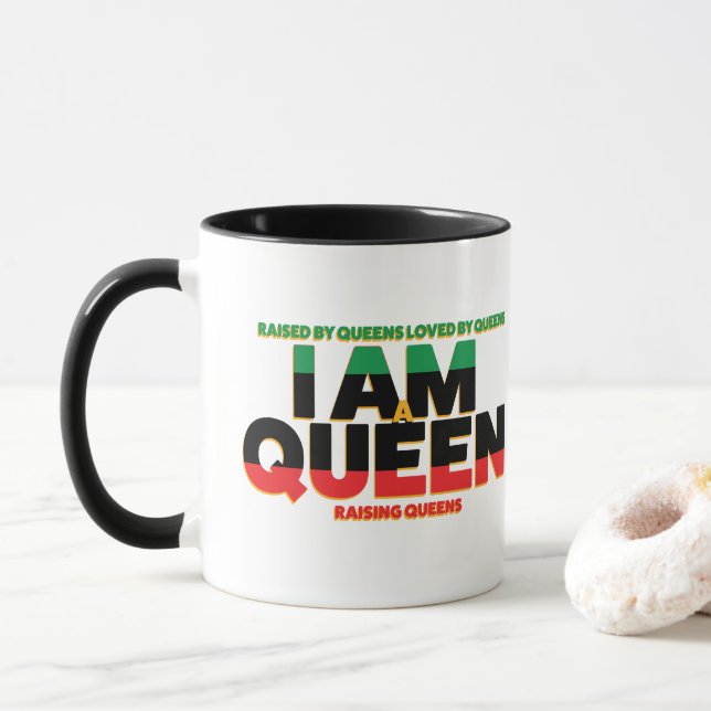 EU SOU uma caneca da mãe de rainha (Com Donut)