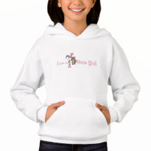 Eu sou uma garota de cavalo - Hoodie confortável p