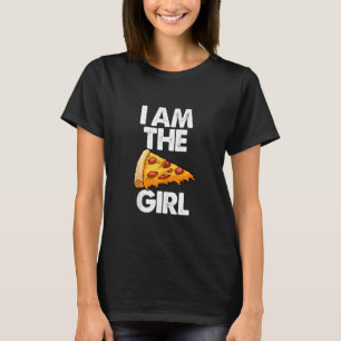 Eu Sou Uma Garota De Pizza Camiseta Engraçada.