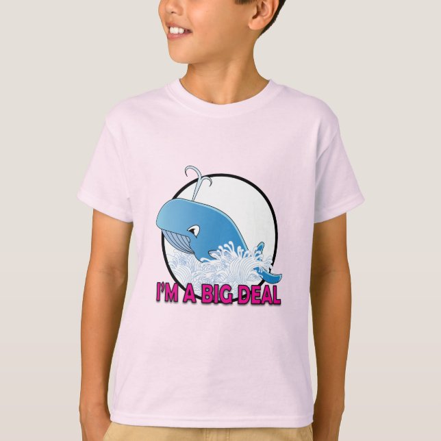 Eu Sou Uma Grande Coisa - Camiseta Básica Infantil (Frente)