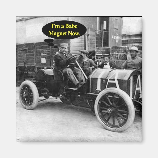 Eu sou uma Imã de geladeira de Babe Magnet (Frente)