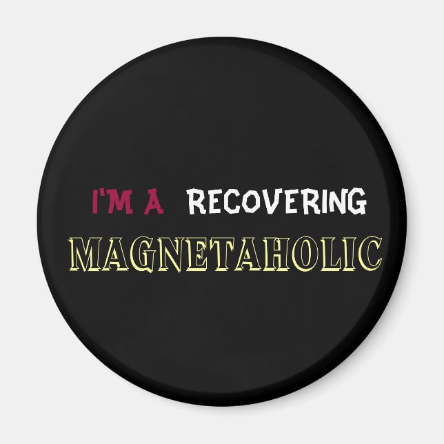 EU SOU UMA imã de geladeira MAGNETAÓLICA RECUPERAN (Frente)