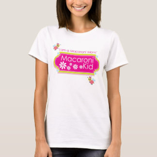 "Eu sou uma mãe de macarrão" Fez camiseta de manga