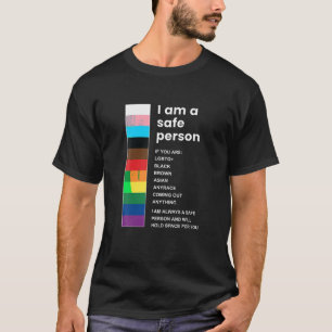 Eu Sou Uma Pessoa Segura Camisa Orgulho gay Gi LGB