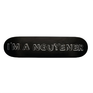 Eu sou uma plataforma do skate de NGUYENER