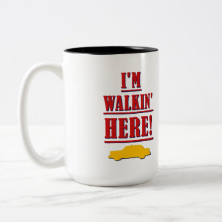 Eu sou Walkin aqui! Caneca italiana/americana