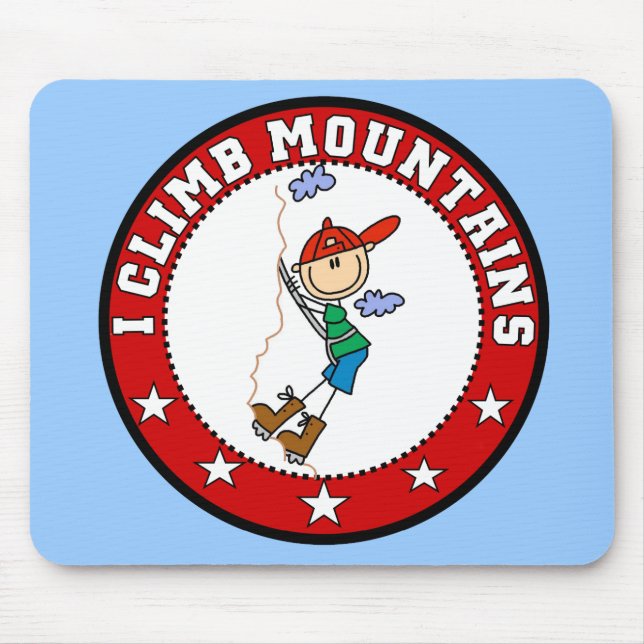 Eu Subo Montanhas Mousepad (Frente)
