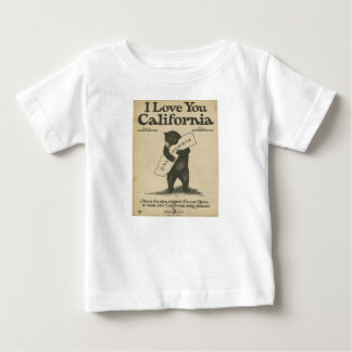 Eu te amo a camisa do miúdo de Califórnia