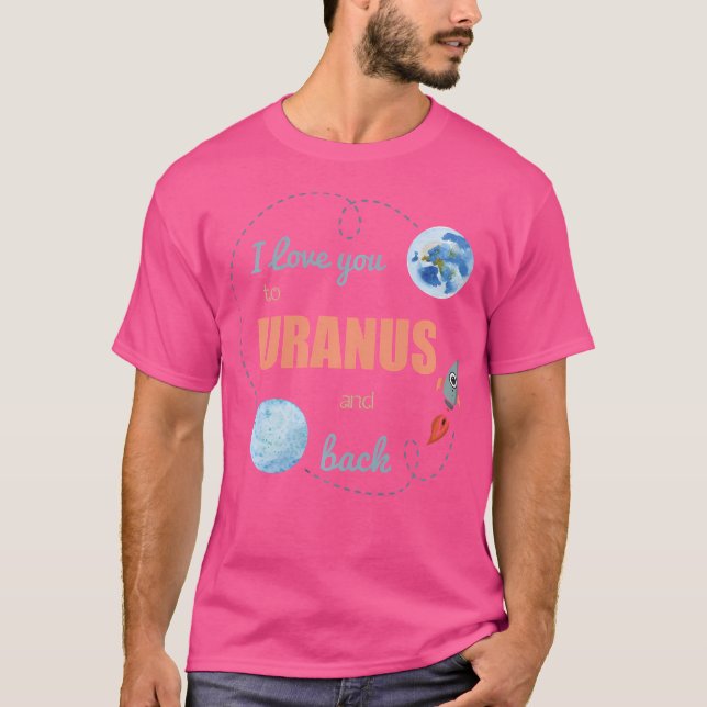 Eu Te Amo A Júpiter E A Camisa De Astronomia De Tr (Frente)