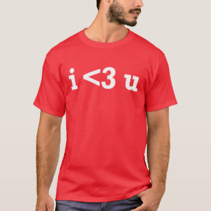 eu te amo camisa nerdy