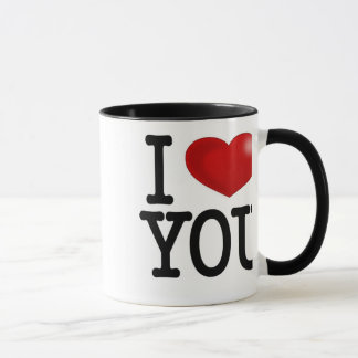 eu te amo caneca