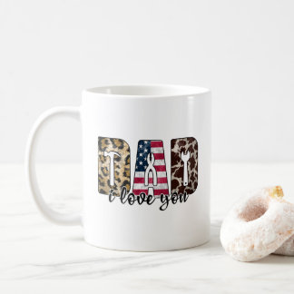 Eu te amo caneca de café pai