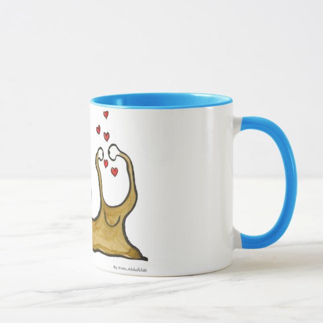 Eu te amo caneca do caracol (Direita)