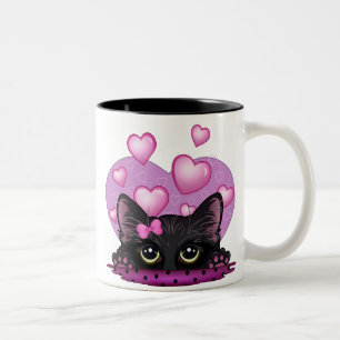 Eu te amo caneca do gatinho