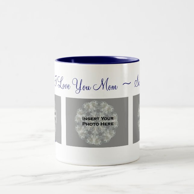 Eu te amo caneca personalizada mamã da imagem da (Centro)