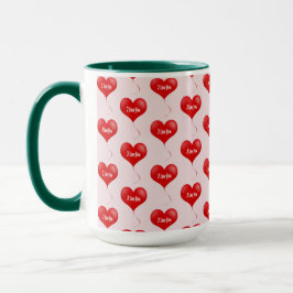 Eu te amo... caneca romântica