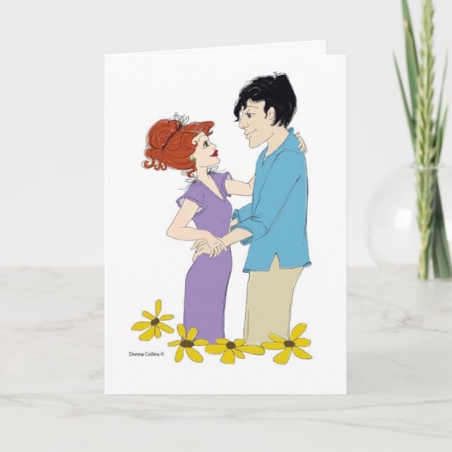 Eu Te Amo Caro Cartão De Aniversário (Frente)