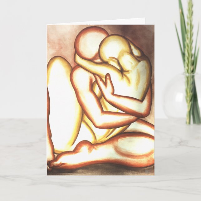 Eu te amo cartões românticos personalizados cartão (Frente)