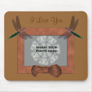 Eu Te Amo, Dragonflies, Adicionar Foto Mousepad