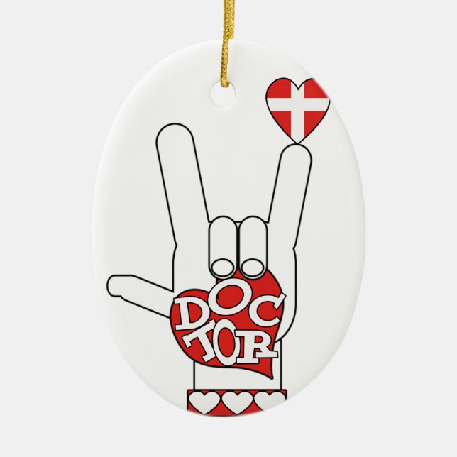 EU TE AMO ENFEITES DE NATAL DE SÍMBOLO (Frente)