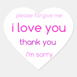 eu te amo etiqueta do coração