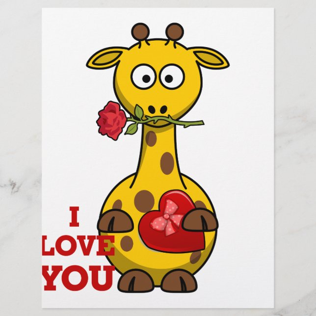 eu te amo girafa (Frente)