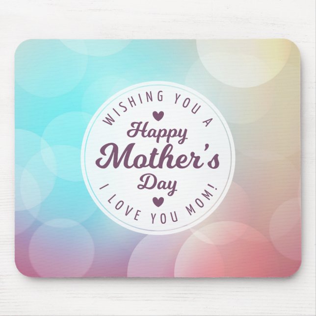 Eu Te Amo, Mãe Dia de as mães | Mouse Pad (Frente)