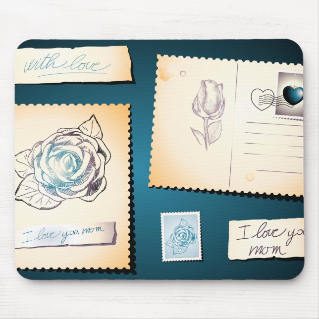 Eu te amo mãe, mousepad (Frente)