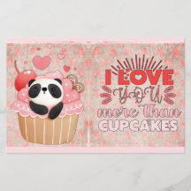 Eu Te Amo Mais Do Que Cupcakes Namorados De Panda