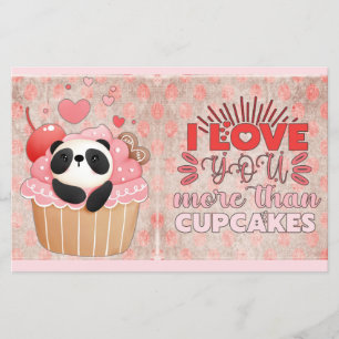 Eu Te Amo Mais Do Que Cupcakes Namorados De Panda