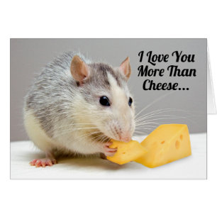 Eu te amo mais do que o cartão do queijo