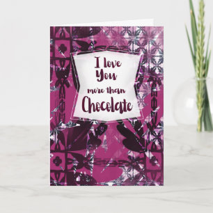 Eu Te Amo Mais Que Chocolate – Cartão de Aniversár