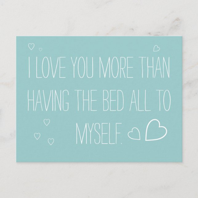 Eu te amo mais sinto sua falta do cartão postal de (Frente)