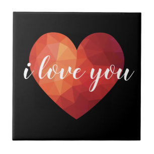 Eu te amo mandando uma namorados vermelha de arte