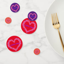 Eu Te Amo Mesa Confetti