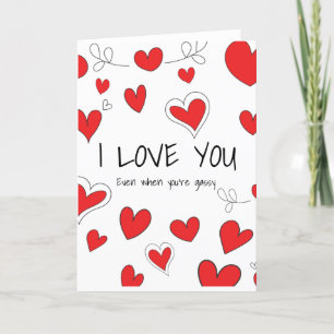 Eu te amo mesmo quando você é um Cartão de Férias