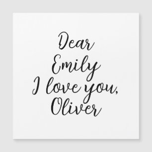 Eu Te Amo Modelo de Texto