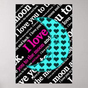 Eu te amo na lua e na Poster