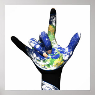 Eu Te Amo O Planeta Terra Poster