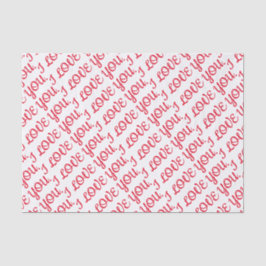 EU TE AMO. Papel de Seda