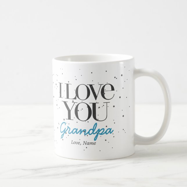Eu te amo (personalize) caneca $15,95 (Direita)