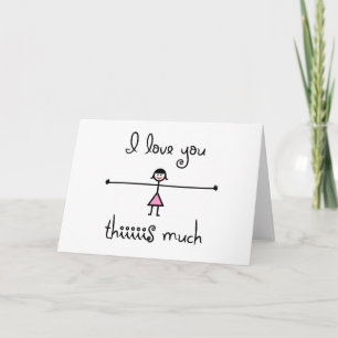 Eu te amo tanto cartão