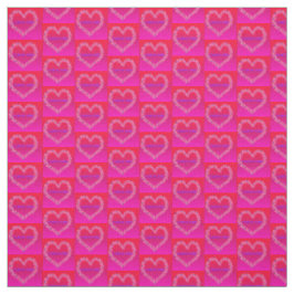 Eu Te Amo Tecido Fundo Rosa