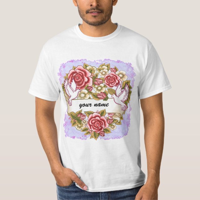 Eu Te Desposo camiseta de casamento (Frente)