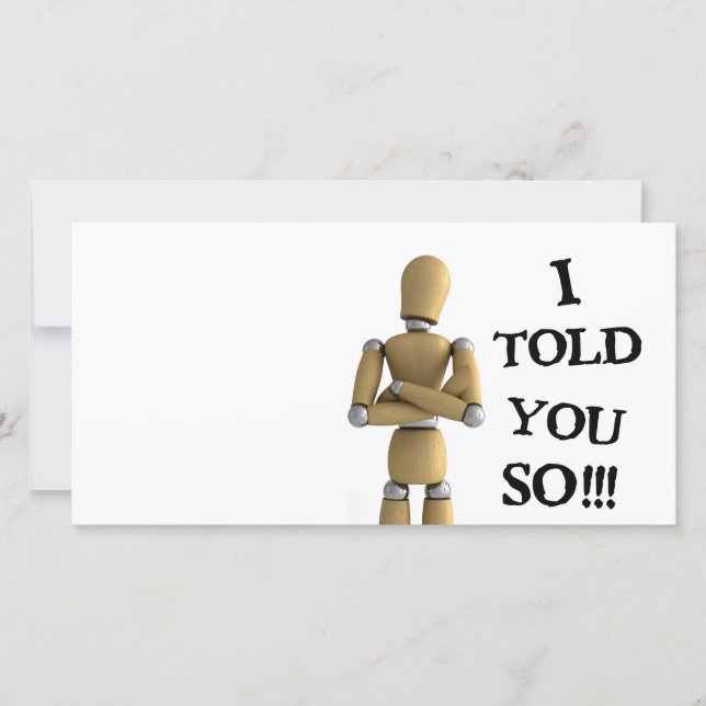 Eu te disse isso (Frente)