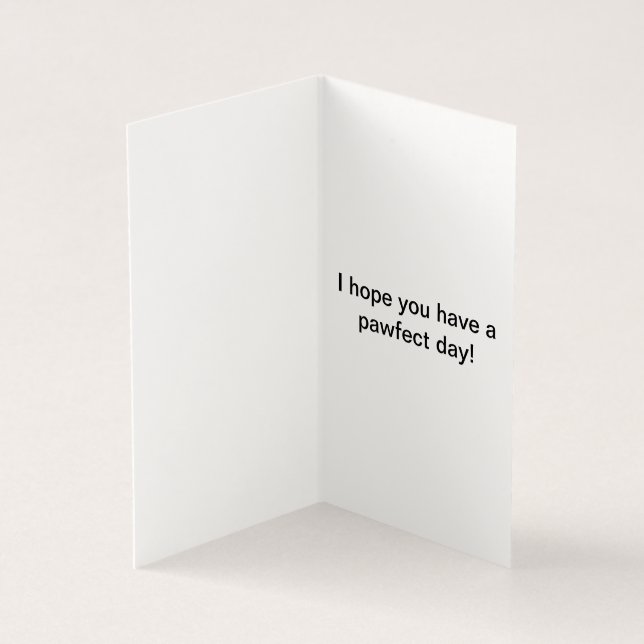 Eu Te Empurro! Cartão de Aniversário do Westie (Interior)