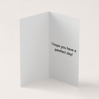 Eu Te Empurro! Cartão de Aniversário do Westie