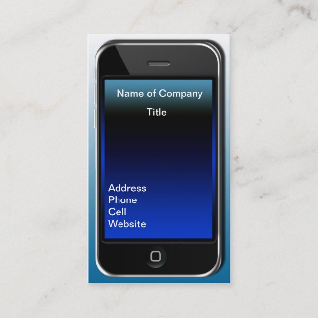 eu telefono ao tipo cartão de visita (Frente)