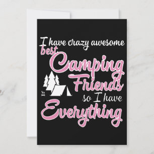 Eu tenho amigos de acampamento do melhor