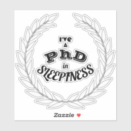 Eu tenho doutorado em um adesivo v2 sonolento